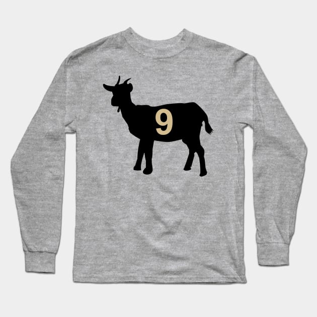 DREW BREES THE GOAT Long Sleeve T-Shirt by bestStickers